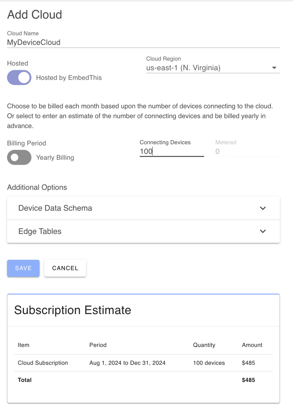 Cloud Configure