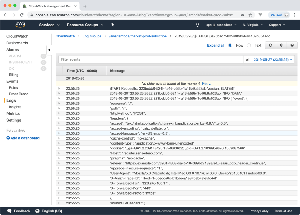 cloudwatch-logs-viewer